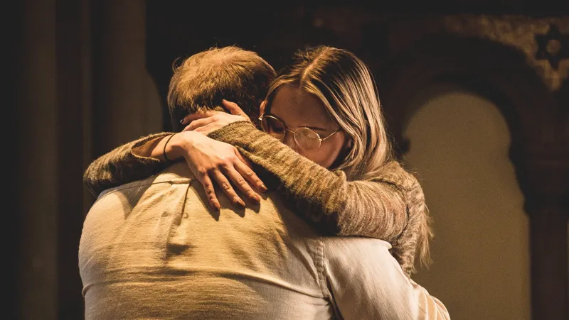 Alex Lake and Alice Lee in A Blessing