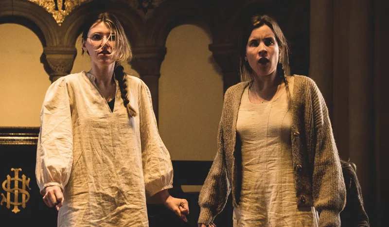 Jo Adams and Anna Hodges in A Blessing