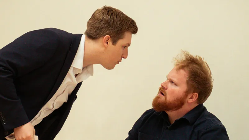 Daniel Bates and Alex Lake in Baby Sister