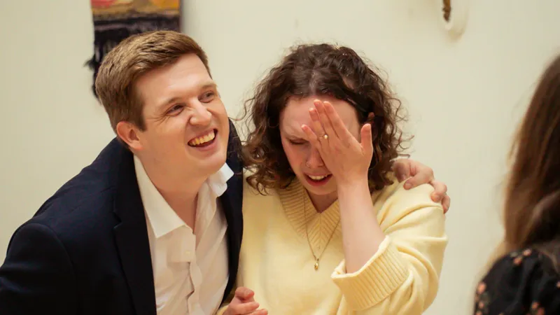Heather Striplin and Daniel Bates in Baby Sister
