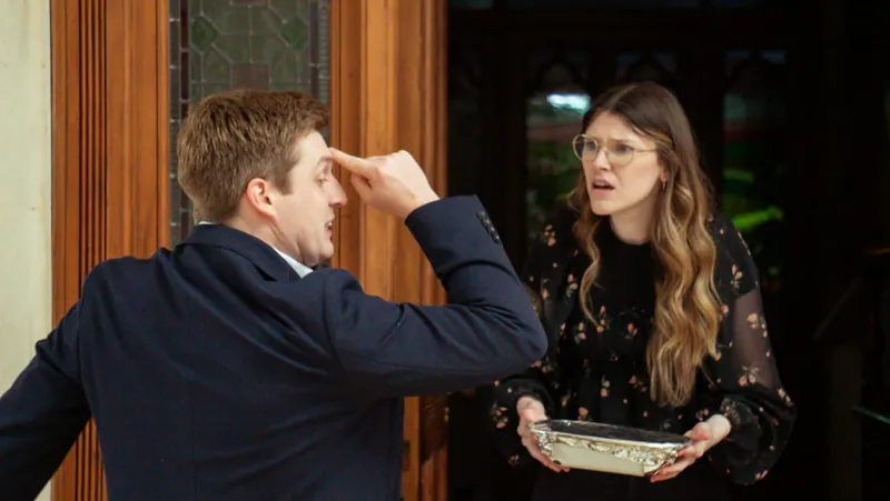 Jo Adams and Daniel Bates in Baby Sister