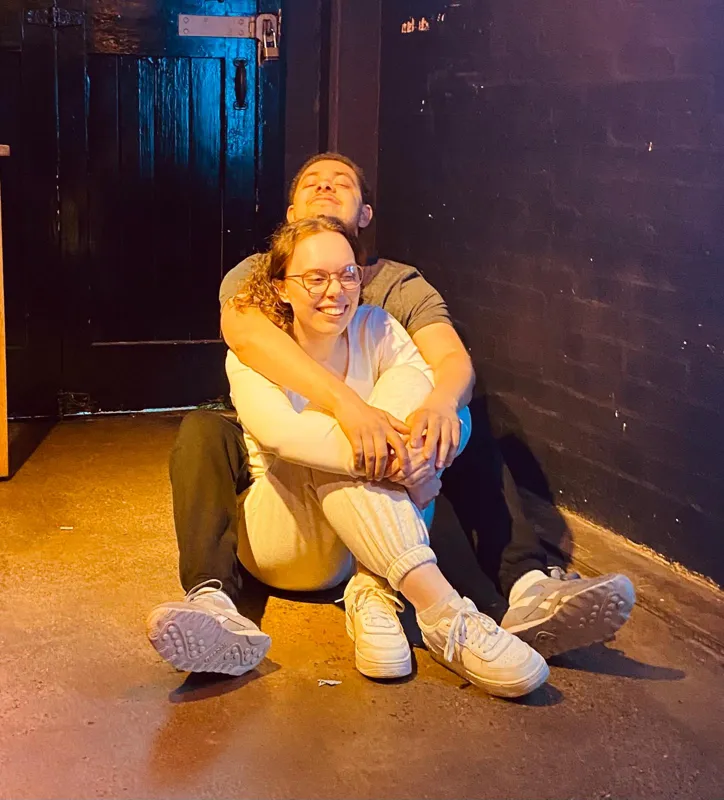 Ben Farquharson and Heather Striplin in The Effect