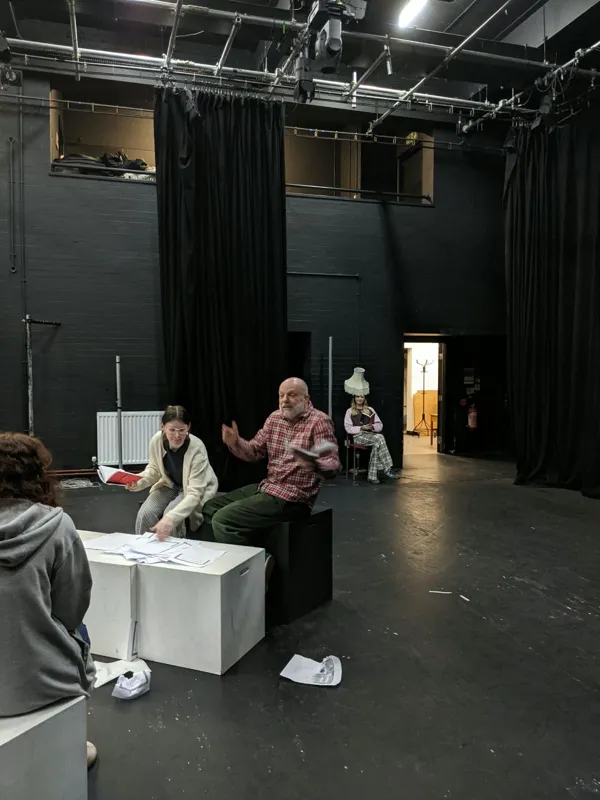(the) Woman, in rehearsal