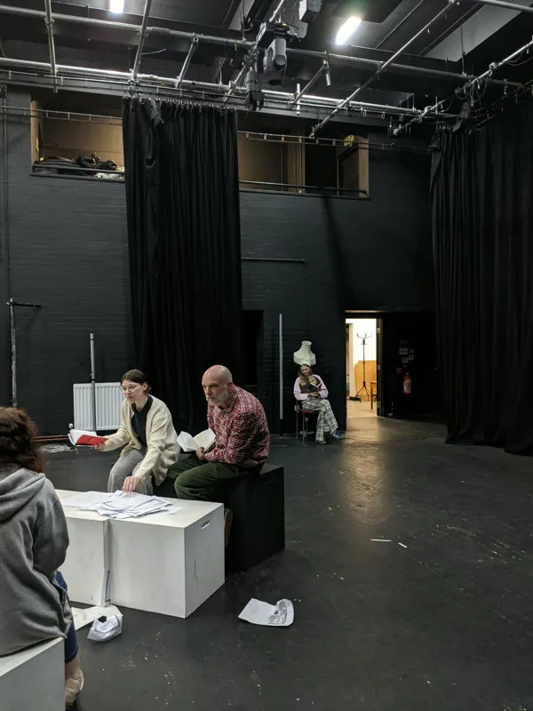 (the) Woman, in rehearsal
